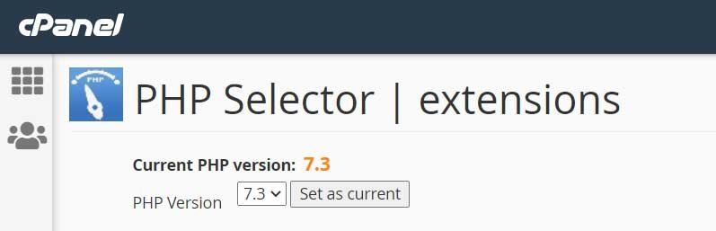 How to change the PHP version for your Hosting Server: Change PHP version